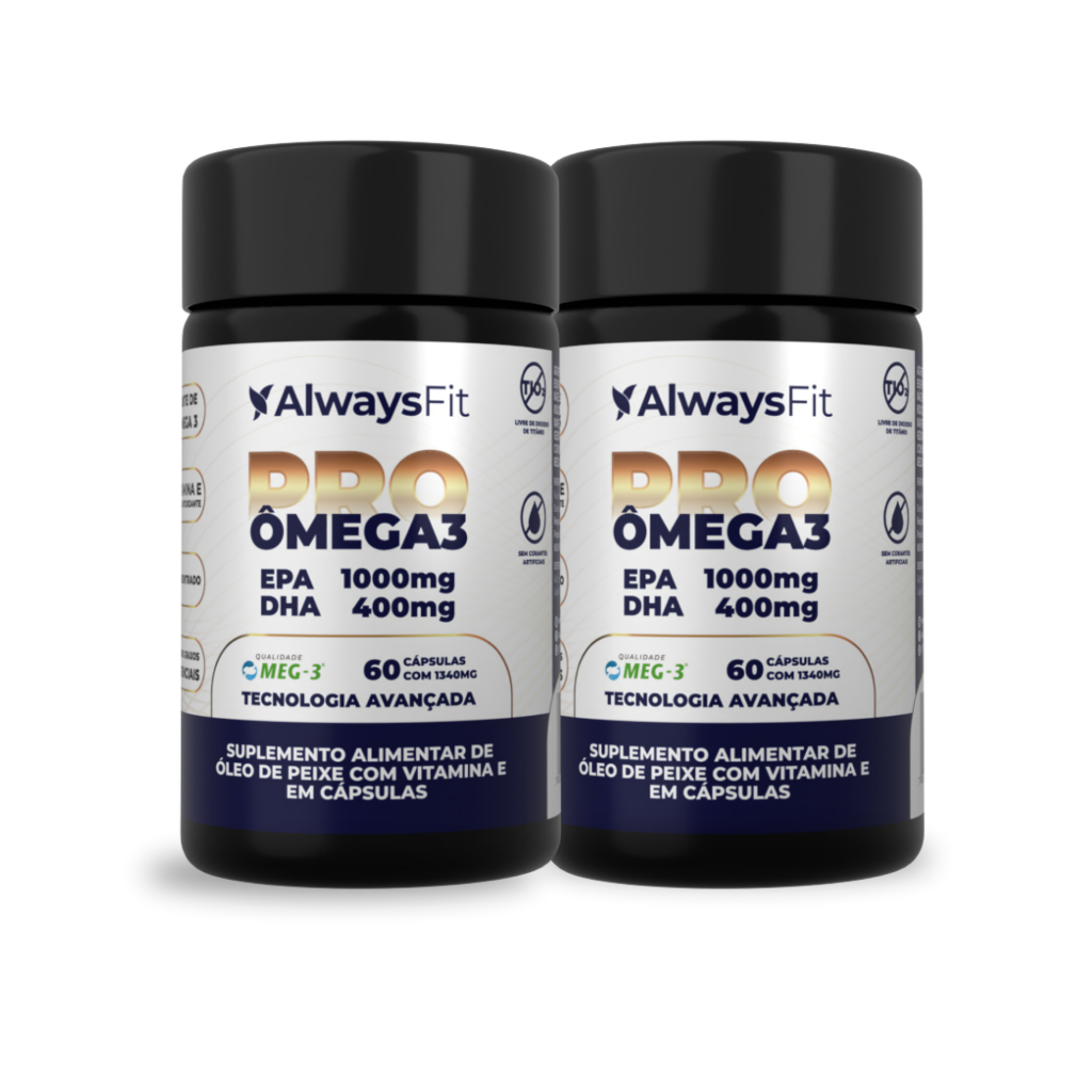 ProOmega 3 - Alta Concentração 1000EPA 400DHA - 60 Cápsulas - 2 Unidades