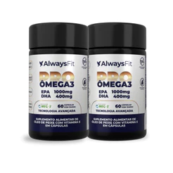 ProOmega 3 - Alta Concentração 1000EPA 400DHA - 60 Cápsulas - 2 Unidades