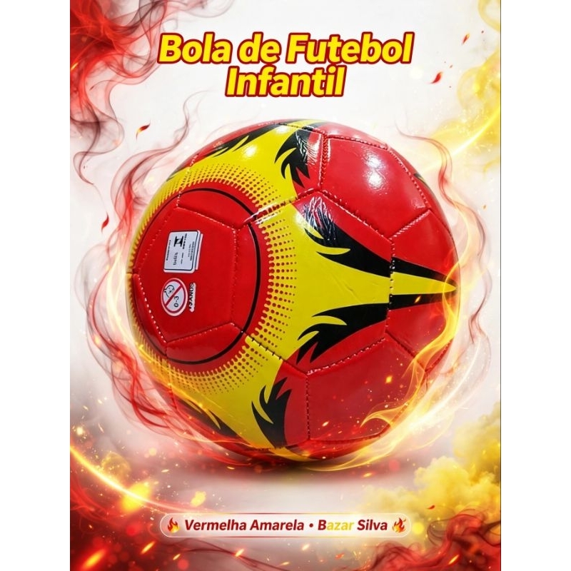Bola de futebol couro sintético grande costurada  tamanho 5 oficial de campo