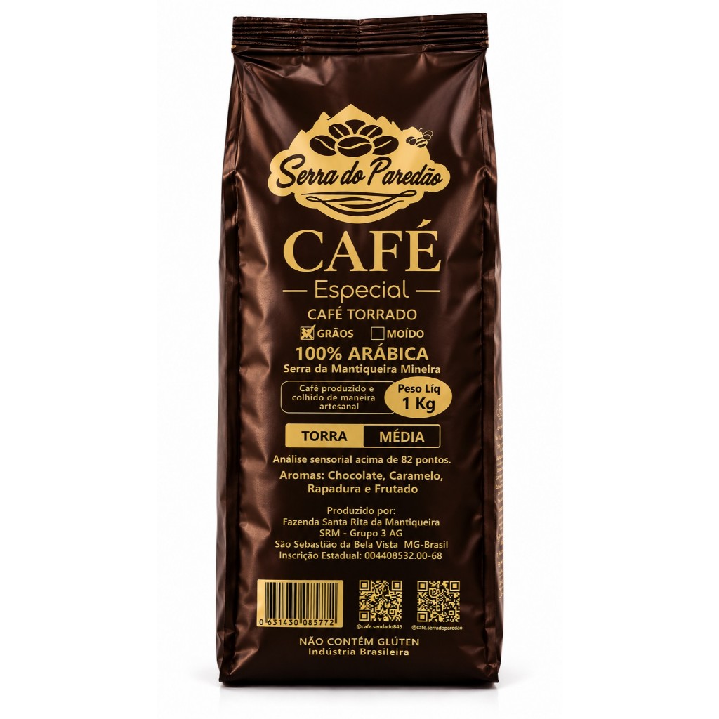 Café Serra Do Paredão 1kg Arábica Especial Em Grãos