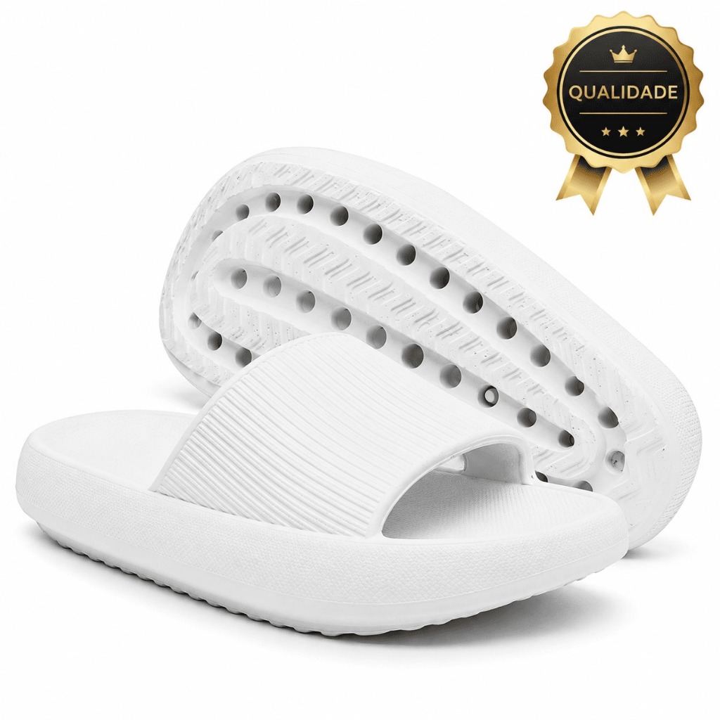 Chinelo Nuvem Slide Macio Anatômico Confortável Flexível Antiderrapante Feminino Masculino Adulto