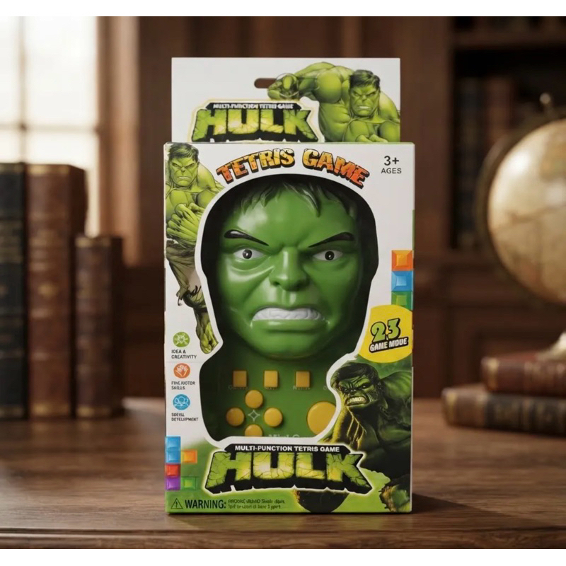 Mini game tetris Hulk 23 modos de jogos brinquedo infantil retro portátil