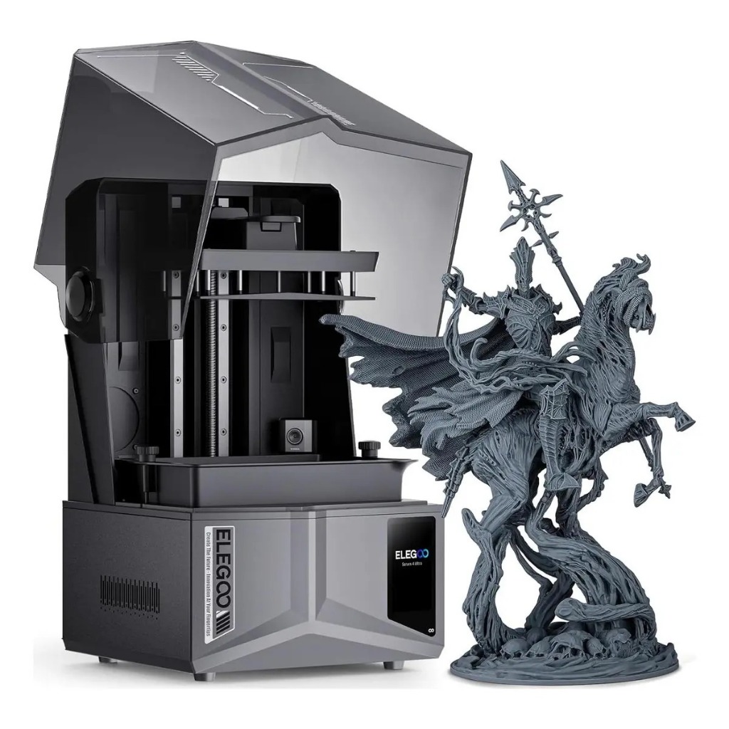 Impressora 3D Resina Elegoo Saturn 4 Ultra 16K SLA Resolução 16K Tela 10 polegadas