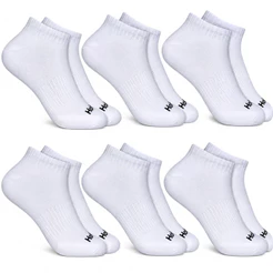 Kit 6 Pares Meias Hoahi Cano Curto Baixo Soquete Algodão Confortável Respirável Casual Esportiva
