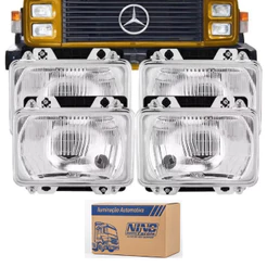 Farol Luz Alta Luz Alta Baixa Mb 1113 1313 Cara Preta
