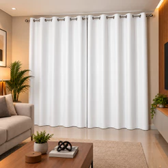 Cortina Blackout PVC Corta 100% a Luz Diversos Tamanhos para Sala, Escritorio, Quarto
