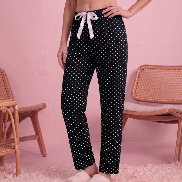 Calça de Pijama Avulsa Confortável Suede Longo Inverno Feminino Adulto