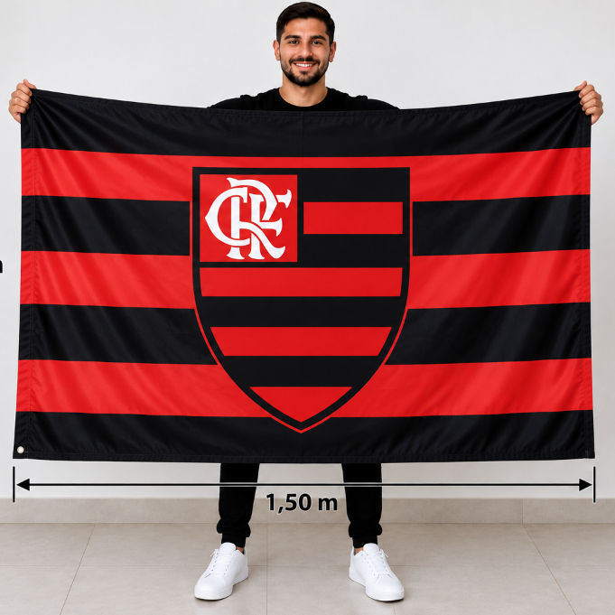 Bandeiras de times do futebol Brasileiro Premium   -1,00m x 1,50m -Tecido de ótima qualidade , face única (PROMOÇÃO)
