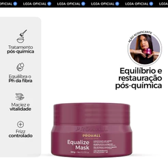 Máscara Neutralizadora de pH Anti Porosidade: Fim da Quebra | Equalize Mask 300g