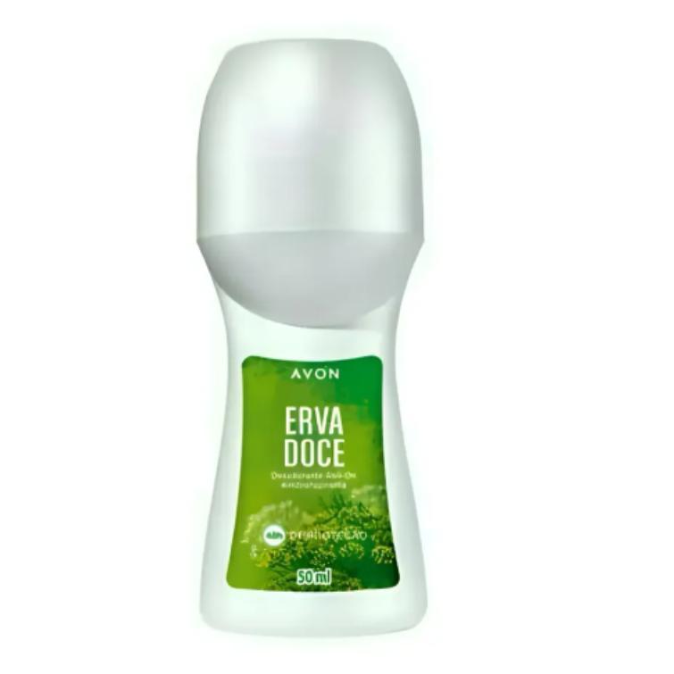 Antitranspirante desodorante roll on Avon Erva Doce
