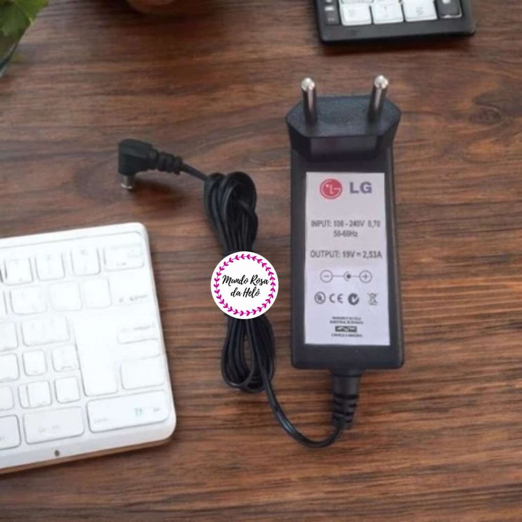 Fonte TV LG 19v 2,53A Bivolt Automaticamente