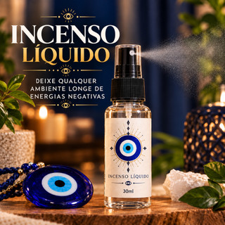 Incenso Líquido - Limpeza Espiritual - Purificador de Ambientes e Energias