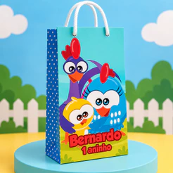 20 mini sacolinha 10x18 surpresa pintadinha baby lembrancinha aniversário personalizada