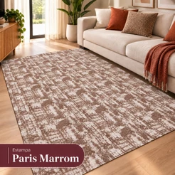 Tapete Sala Quarto Jacquard Premium Diversos Tamanhos Antiderrapante Promoção