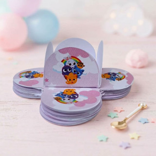 Forminha para Doces Personalizada Bolofofos Meninas | Brigadeiro | Festa Infantil