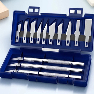 Kit de Estiletes de Precisão com 13 Peças (incluindo estojo magnético) - Ideal para artesanato e modelismo