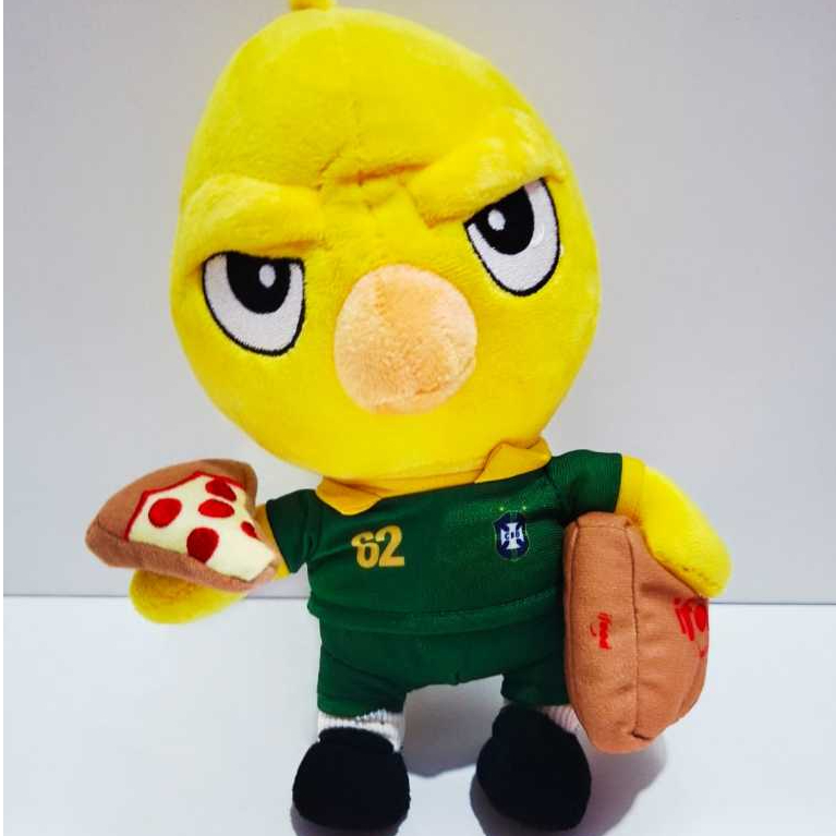Canarinho iFood Pelúcia Colecionável Mascote 1962 Seleção Brasileira