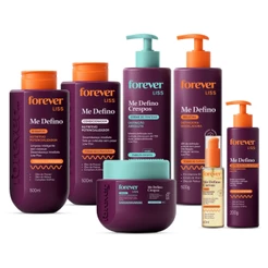 Kit Completo Me Defino Crespos Forever Liss