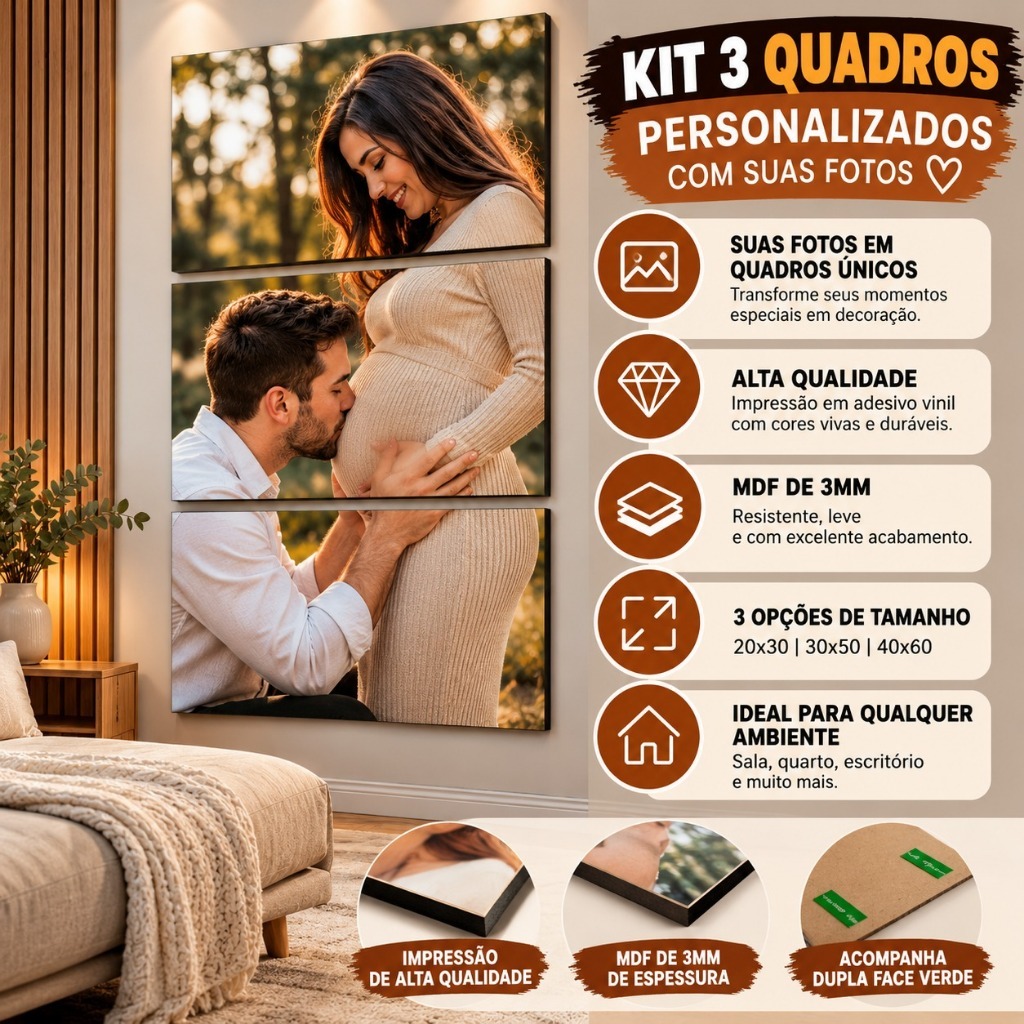 Quadro Decorativo Personalizado Com Foto Para Presente de Casamento, Aniversario, Casal E Muito Mais