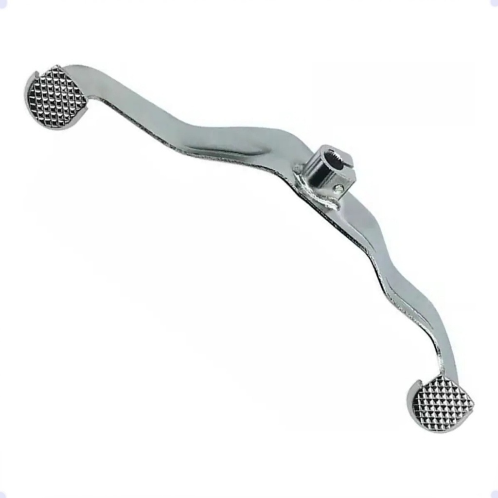 PEDAL DE CAMBIO CROMADO CRYPTON 115 2009 ATÉ 2016