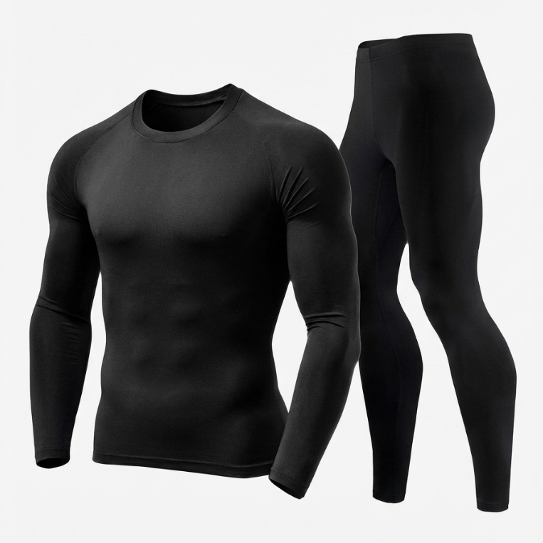 Conjunto Térmico Kit Blusa + Calça Segunda Pele Proteção Uv50+ Prática Esportiva