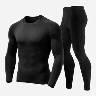 Conjunto Térmico Kit Blusa + Calça Segunda Pele Proteção Uv50+ Prática Esportiva