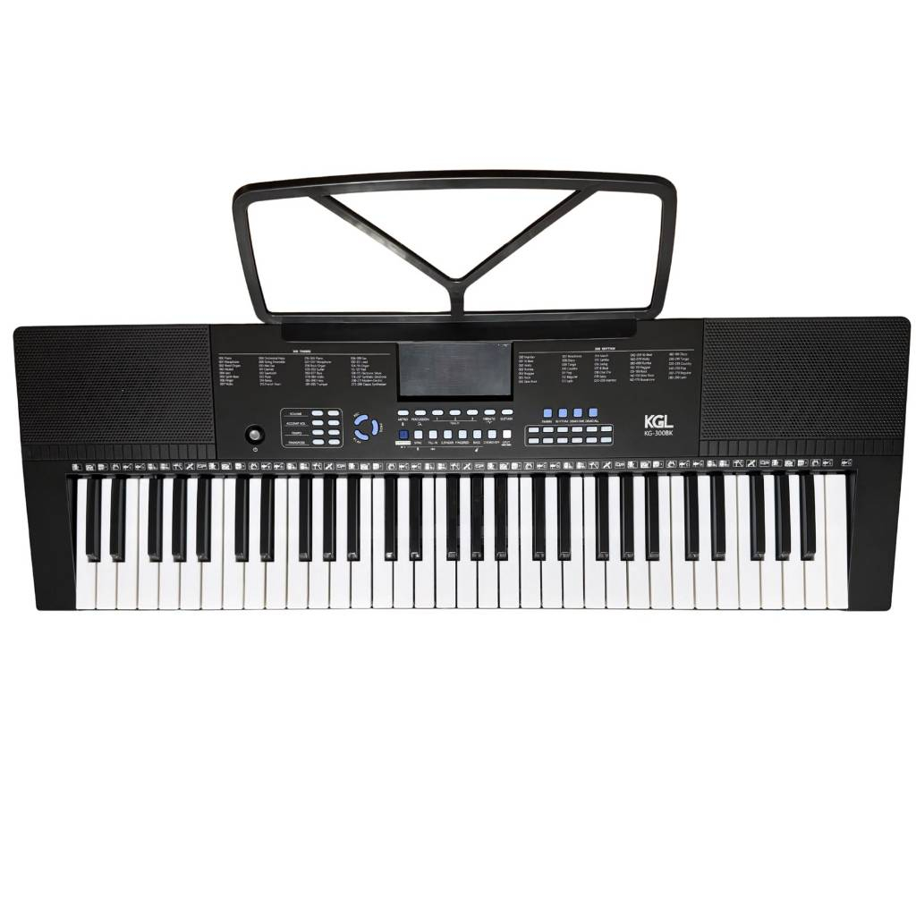 Teclado Musical Estudante Profissional 61 Teclas 300 Ritmos 300 Timbres