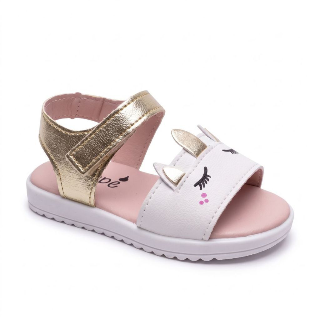 Sandalia Infantil Menina Papete Sandália Infantil Feminina com Brilho