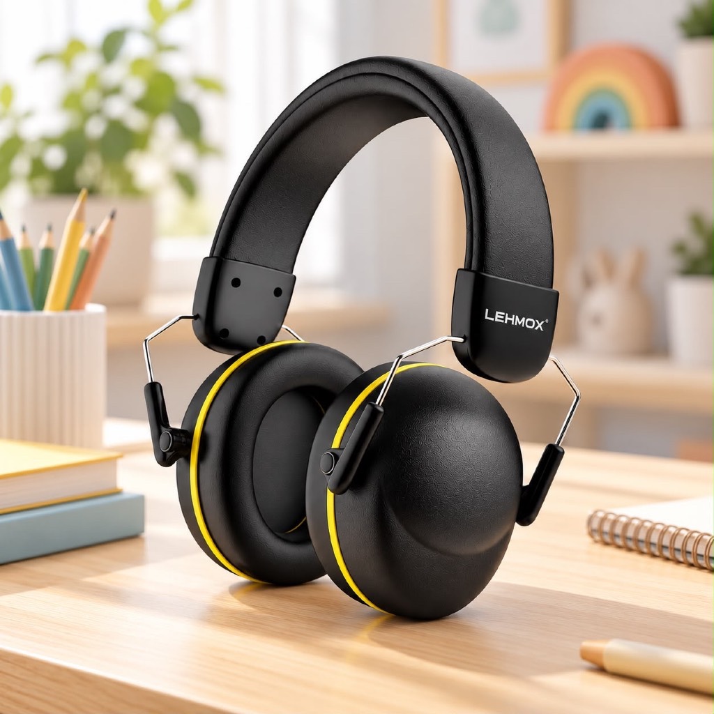 Abafador Ruído Proteção Auricular Tipo Concha 32DB Auditivo Tdah Segurança Autismo Adultos e crianças — imagem 2 de 2
