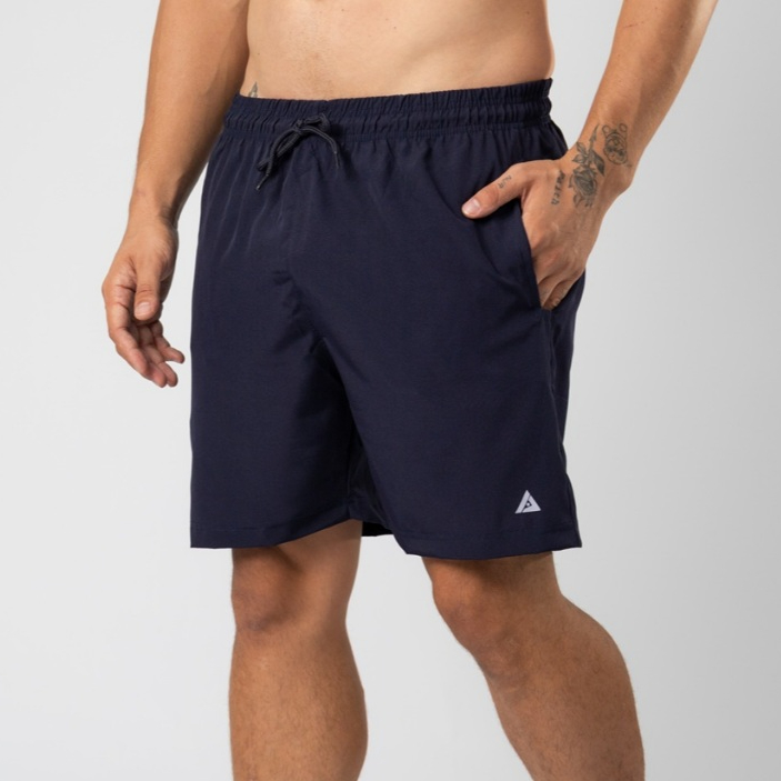 Bermuda Masculina Academia Treino Tactel com Elastano  Leve Confortável  Praia Casual  P ao GG