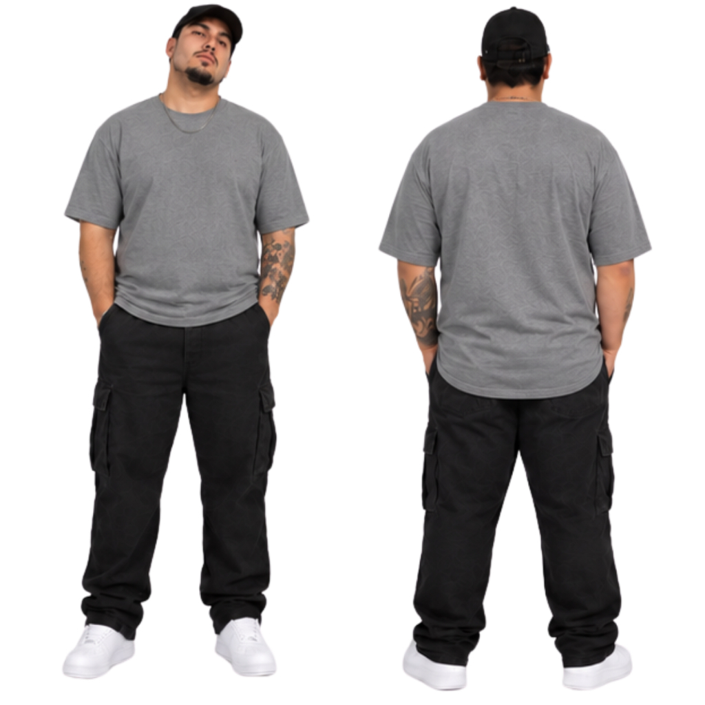 Camiseta Oversized Salvador Streetwear 100% Algodão Sem Estampa Lisa Fio 30.1 Penteado Masculina Unisex Feminina