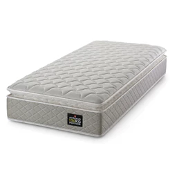 Colchão Solteiro Strong Pillow Top Espuma D45 88x188x24cm Bege - Suporta até 150kg por Pessoa
