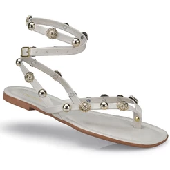 Sandalia Feminina Rasteira Rasteirinha Spike Gladiadora Confortável 065-080