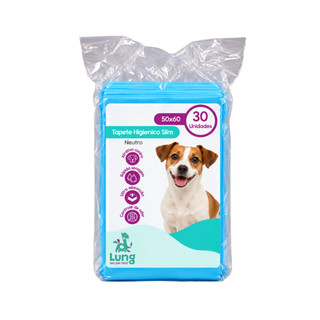 Tapete Higienico Super Slim Economico 50x60cm 30un p/ Cachorro Pet Cães Barreira Colante