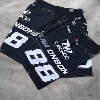Bermuda Surf masculina Estampada de elástico com cordão de ajuste