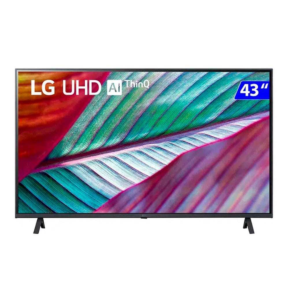 Smart TV LG 43 Polegadas LED 4K uhd Wi-Fi webOS 23 ai ThinQ 43UR781C0SA. BWZ