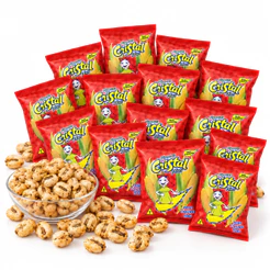 Pipoca Doce Fardo C/50 Unidades 10g cada Cristal