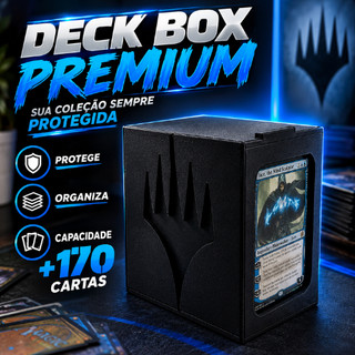 DECK BOX PREMIUM PARA TCG – MAGIC THE GATHERING – SUPORTA MAIS DE 170 CARTAS