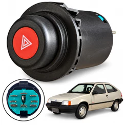 BOTÃO INTERRUPTOR DE PISCA ALERTA GM KADETT 1989/