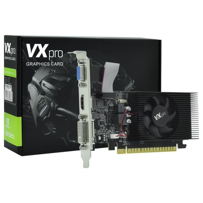 Placa de Vídeo NVIDIA GeForce VXPRO GT 730 4GB DDR3 128 Bits Low Profile - VXGT730LP-4GD3-A