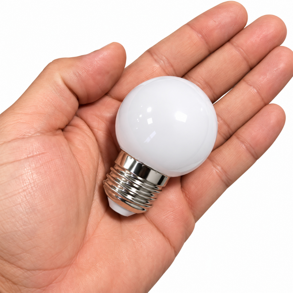 Lâmpada Bolinha Mini Bulbo Led 1w 3w E27 Decoração E Iluminação