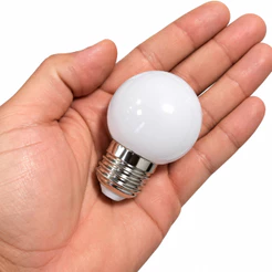 Lâmpada Bolinha Mini Bulbo Led 1w 3w E27 Decoração E Iluminação