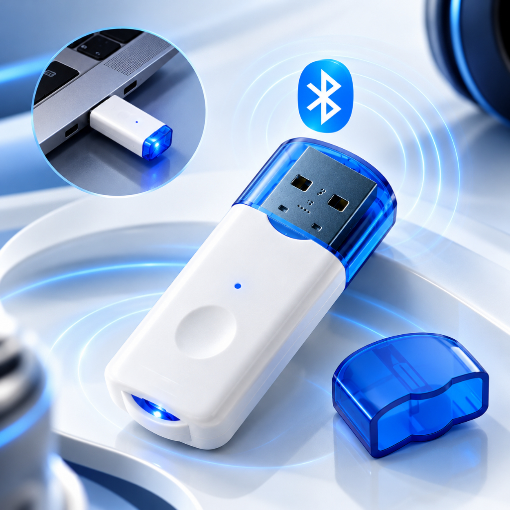Receptor Bluetooth USB Para Rádio Veicular Som Automotivo Áudio Sem Fio