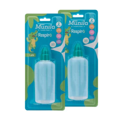 Kit 2 Garrafa De Lavagem Nasal Criança Adulto Respirô Munila