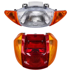 Kit Completo Farol + Par de Piscas + Lanterna Traseira Biz 100 1998 1999 2000 2001 2002 2003 2004 2005 Completa