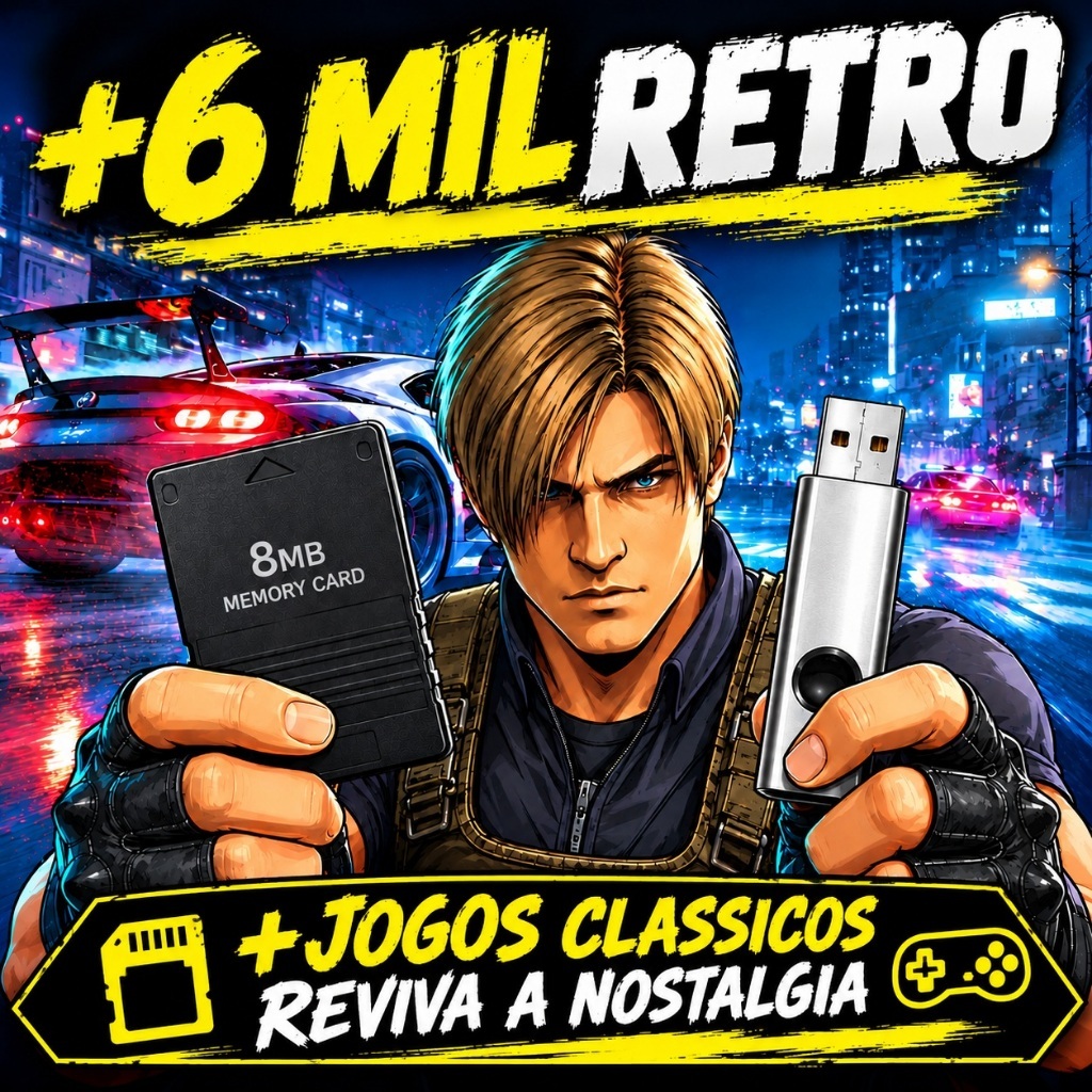 Kit OPL Memory Card 8mb + Pendrive