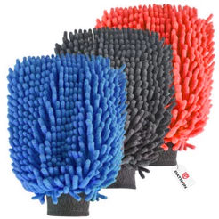 Luva Microfibra Pano para limpeza Carros Automotiva 90gsm - Cores Sortidas