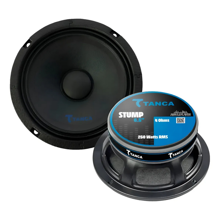 Par Alto Falante Tanca Stump 6,5 250w Rms 4 Ohms Som Automotivo Preto