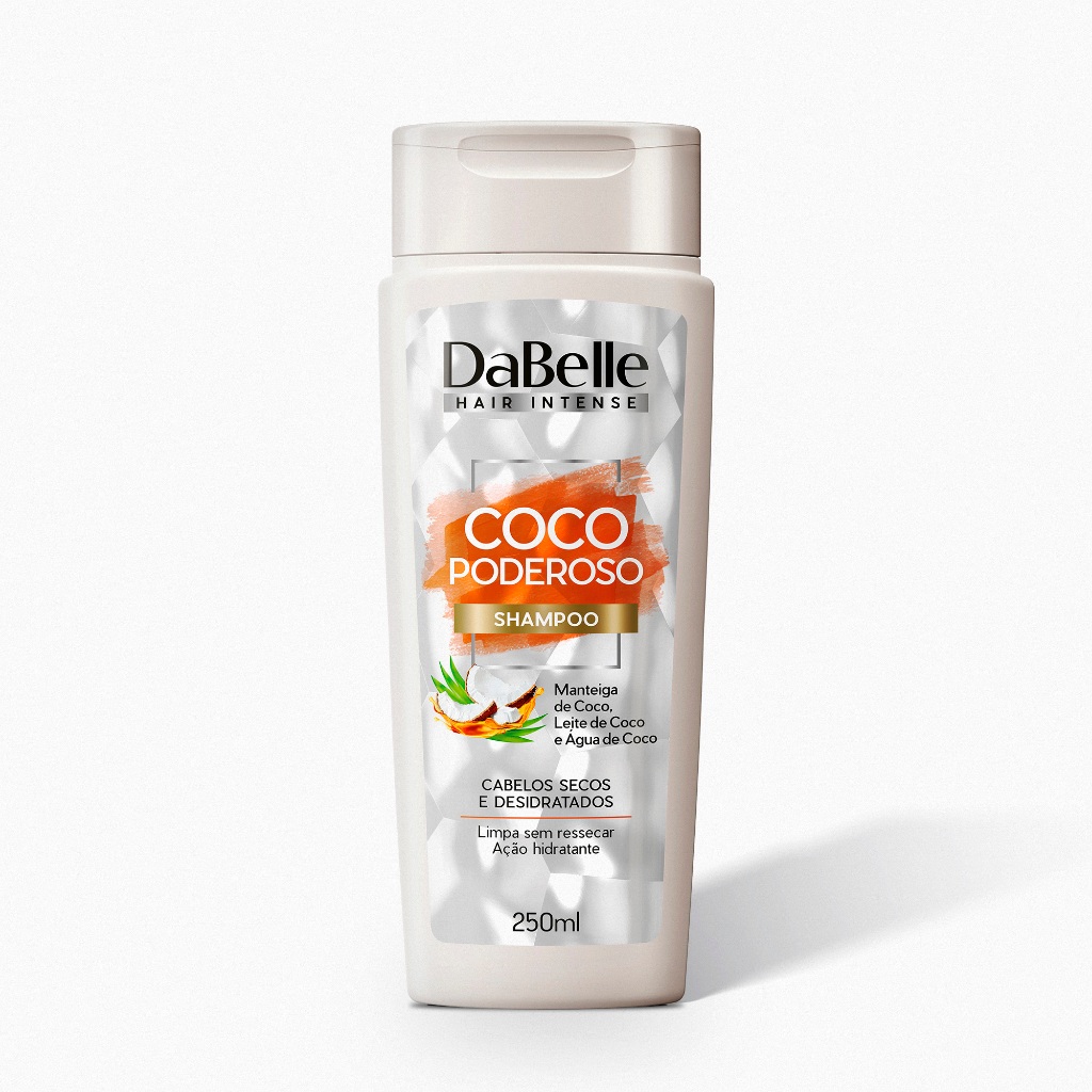 Shampoo Coco Poderoso DaBelle 250ml em Oferta na Shopee
