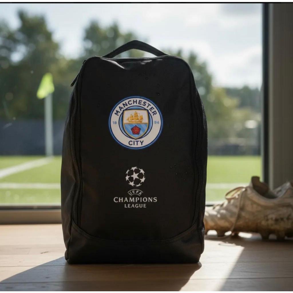 necesserie de mão porta chuteira tenis futebol mochila esportiva times europeus champions Lançamento Promoção